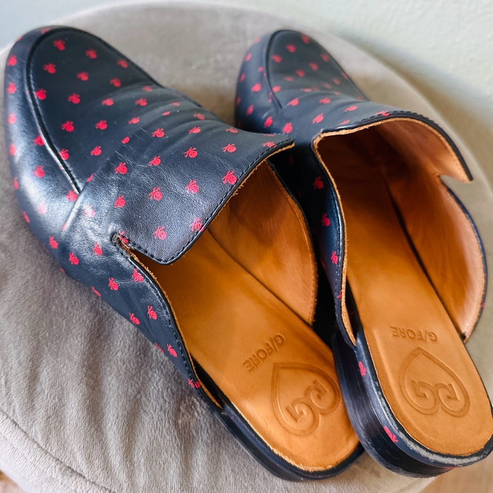 G/FORE Killer Skull & T’s Mules | Apres Golf Flats Slip on Loafer - Twilight W7